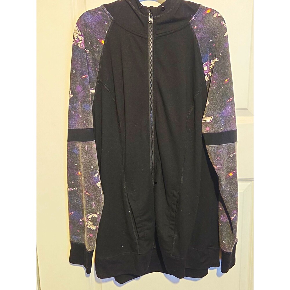 Torrid Pixar Hoodie Womens Size 3 Plus Black Buzz Lightyear Full Zip Jacket